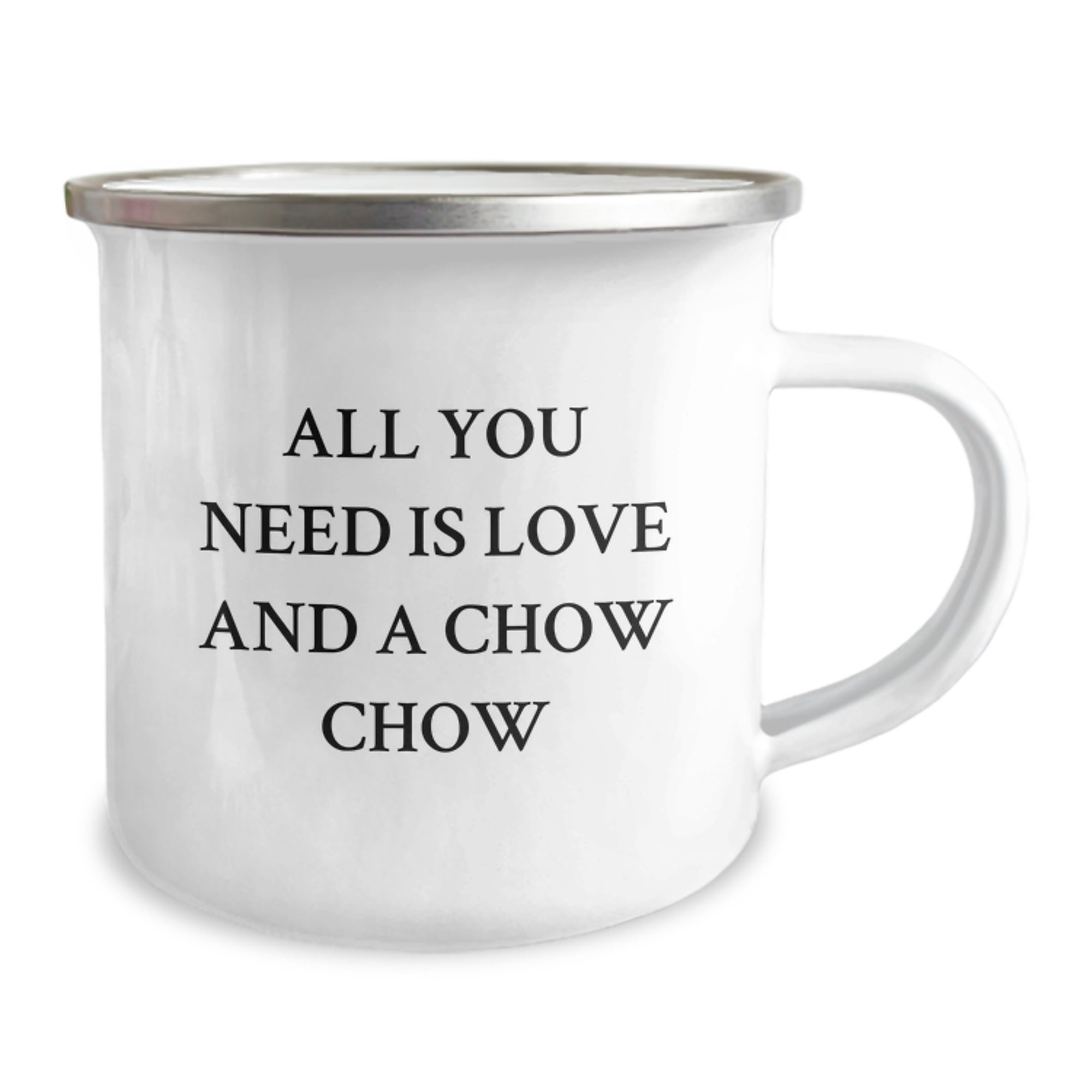 Chow Chow Dog Camping Mug, Gifts from Friends for Chow Chow Dog, All You Need Is Love And A Chow Chow - Funny Birthday Unique Gift - Image 2