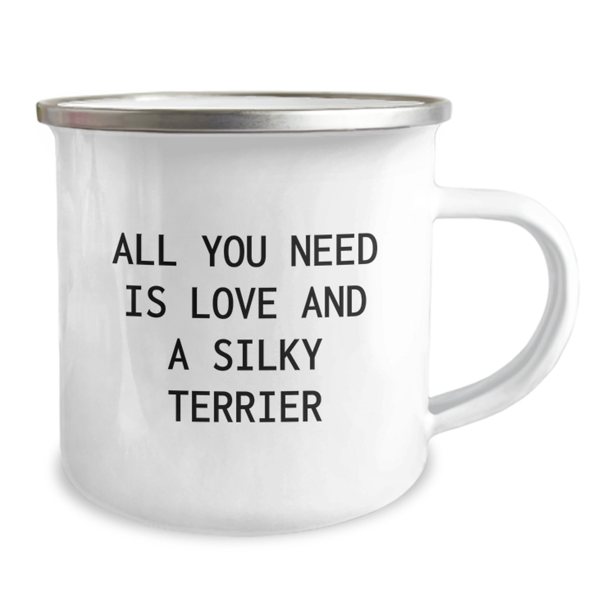 Funny Silky Terrier Dog Gifts for Silky Terrier Dog Lovers - Camping Mug with Love Quote, Gifts from Men to Friends, Perfect Birthday Unique Gifts - Image 2
