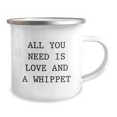 Funny Whippet Dog Camping Mug Gifts for Friends, Christmas Unique Gifts from Men - Image 2