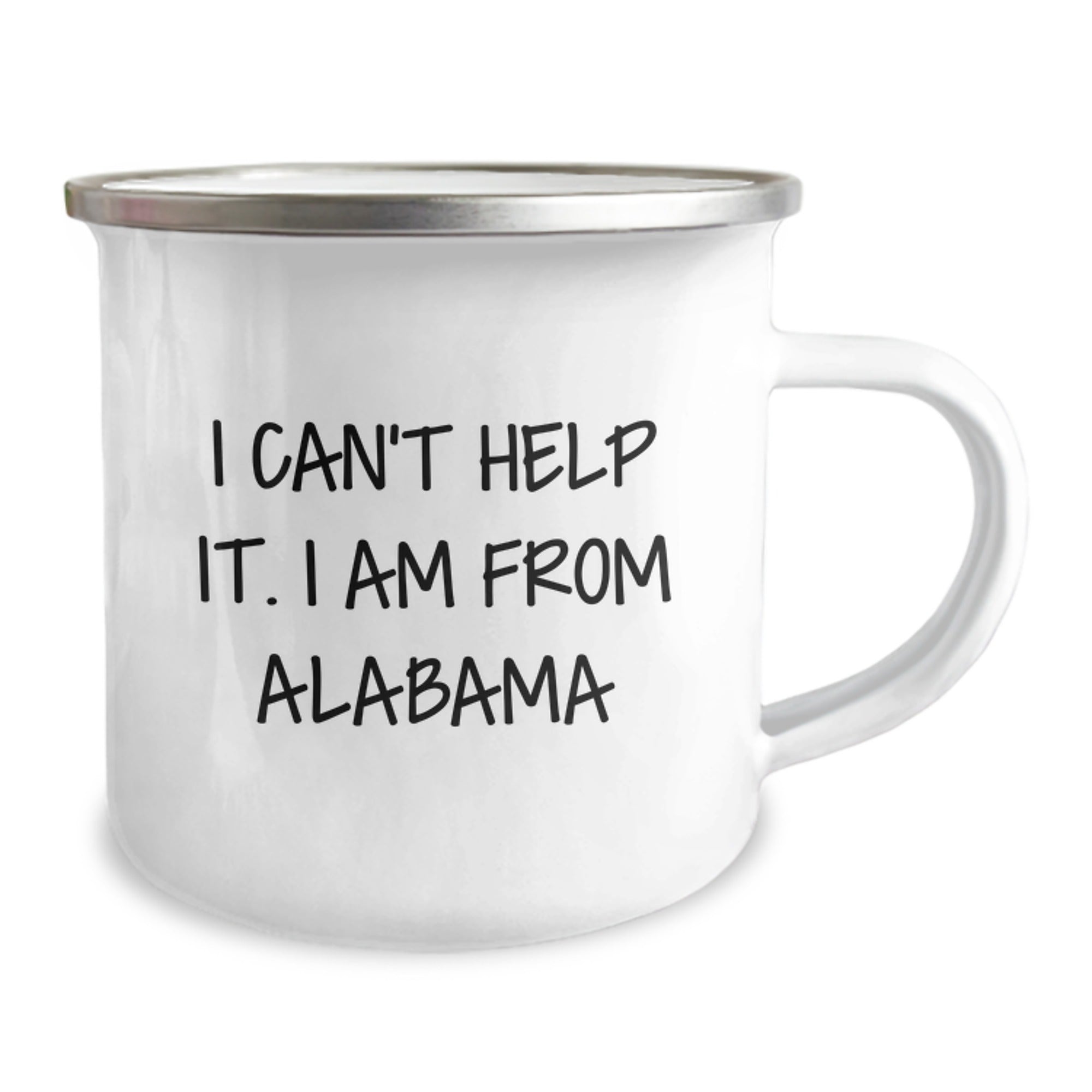 Funny Alabama Camping Mug Gifts from Friends and Family - 'I Can't Help It. I Am From Alabama' Christmas Unique Gifts for Alabama Men and Women - Image 2