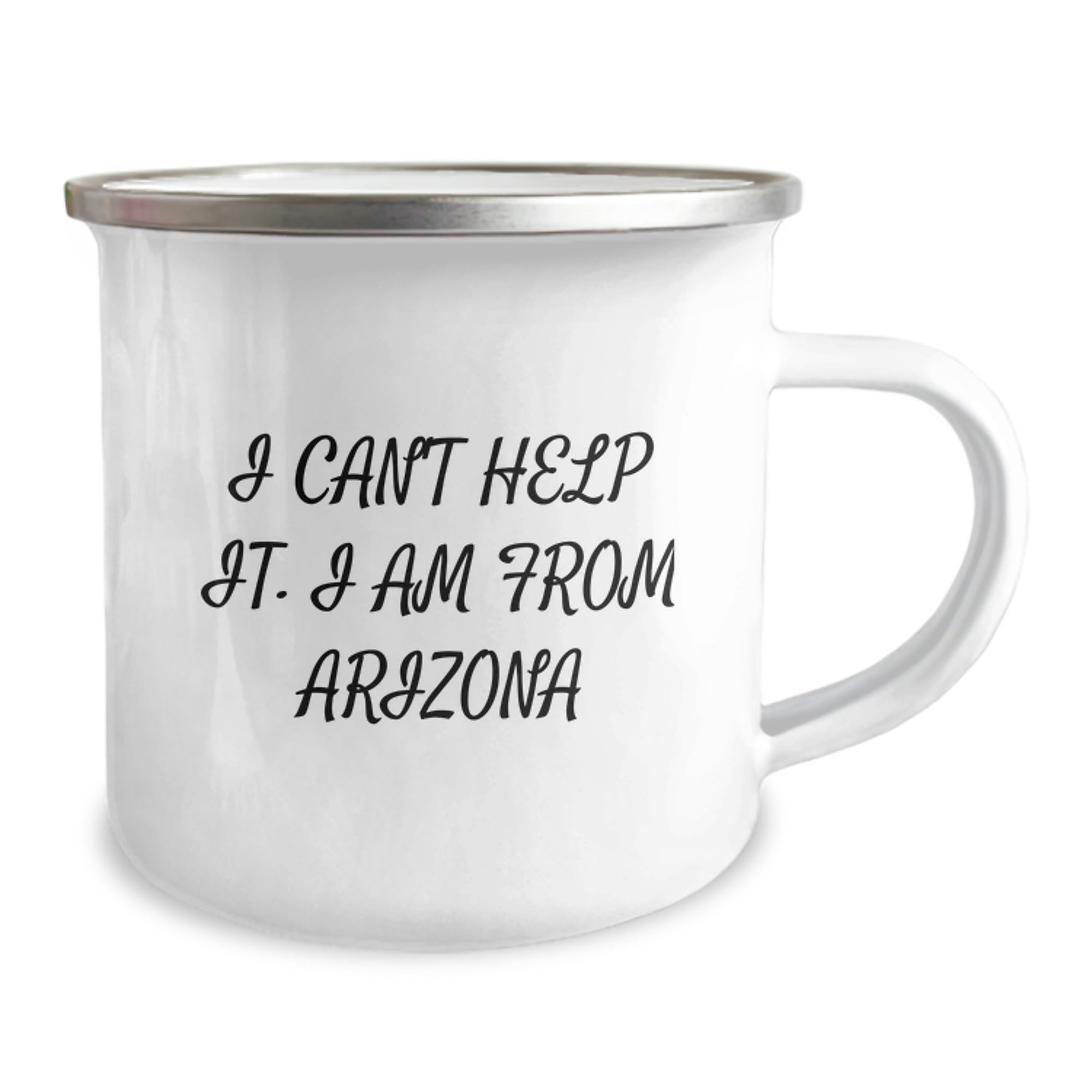 Funny Arizona Camping Mug Gifts from Friends to Arizona Men Women, Arizona Unique Christmas Unique Gift Ideas, I Can't Help It. I Am From Arizona Mugs, Arizona Camping Mug for Arizona Lovers - Image 2