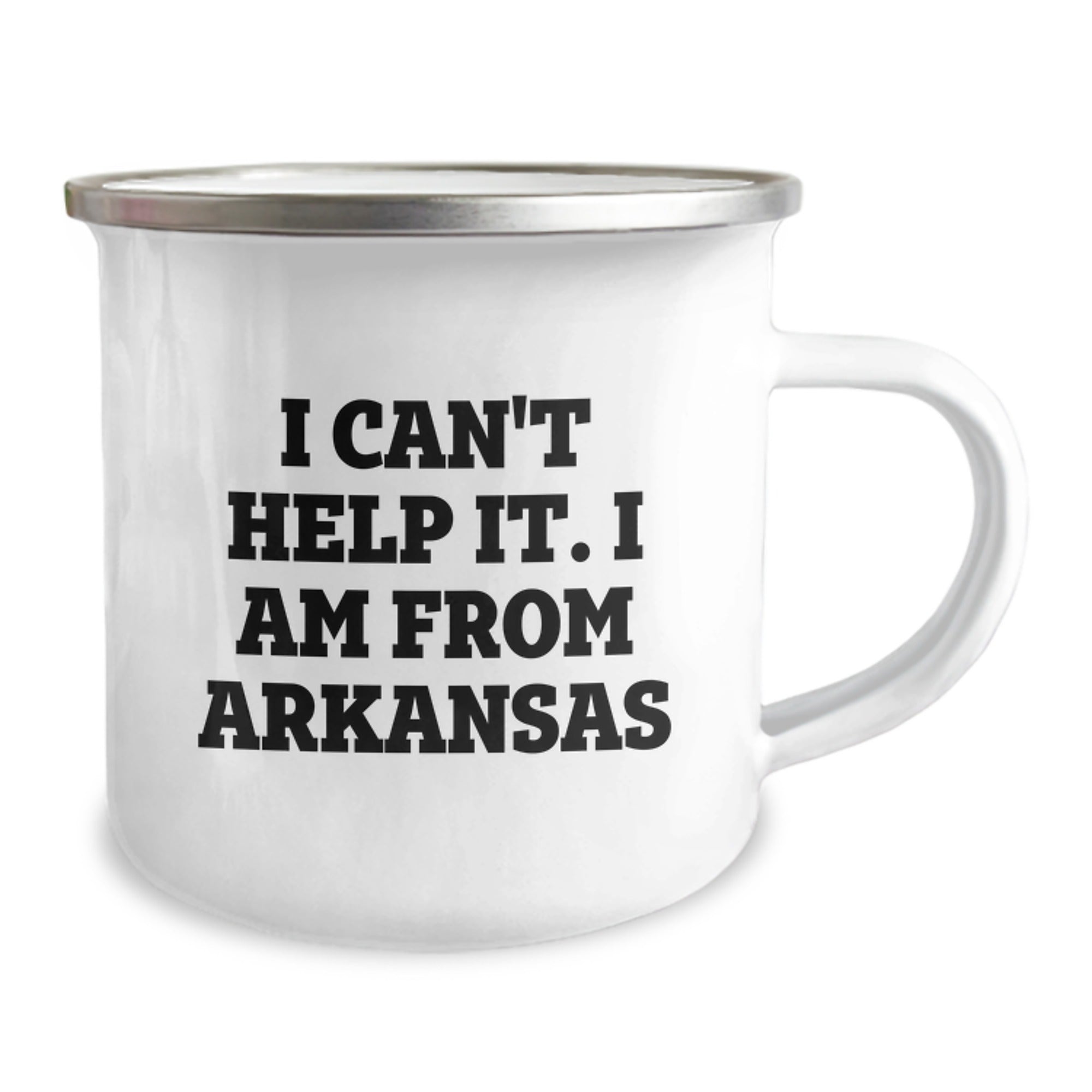 Arkansas Proud Gifts from Friends, Funny Camping Mug for Birthday - I Can't Help It. I Am From Arkansas - Image 2