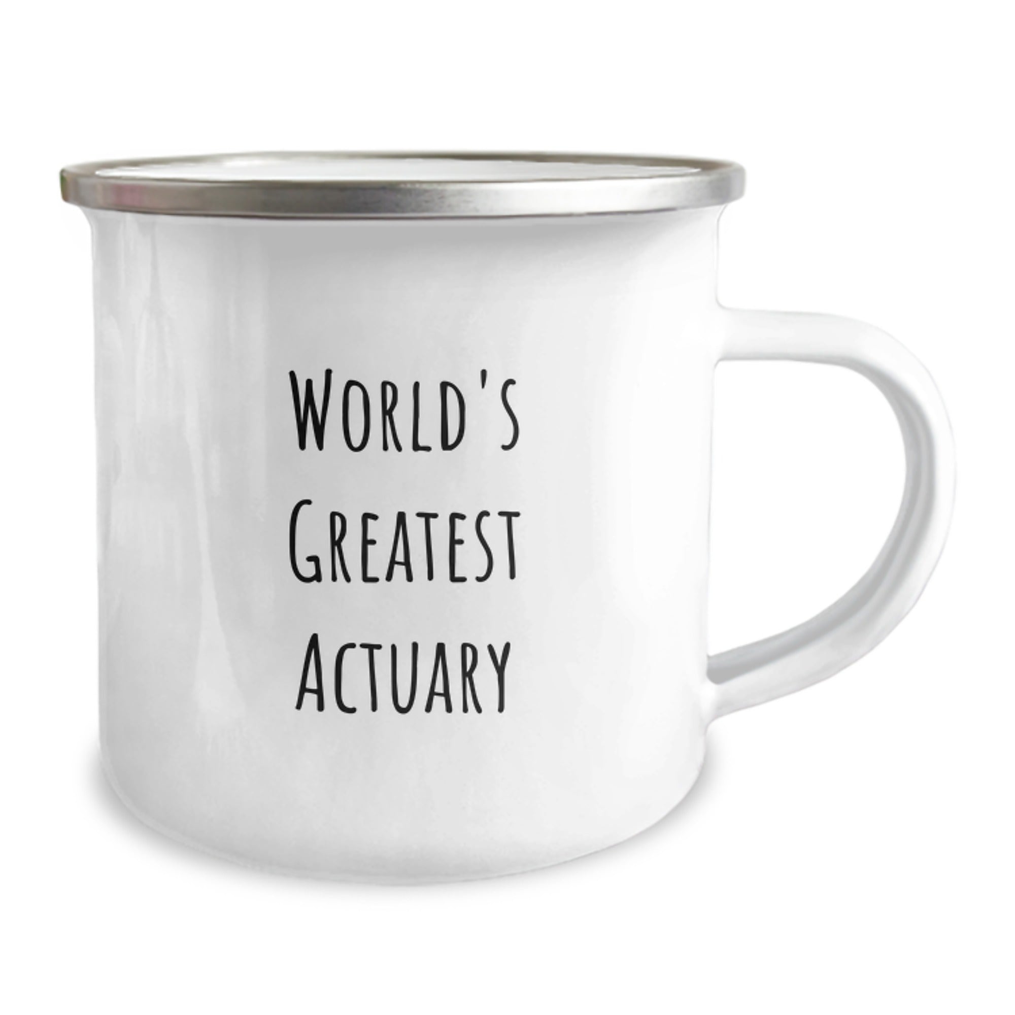 Funny Actuary Gifts for Men, Unique Camping Mug from World's Greatest Actuary, Christmas Unique Gifts for Actuary Friends - Image 2
