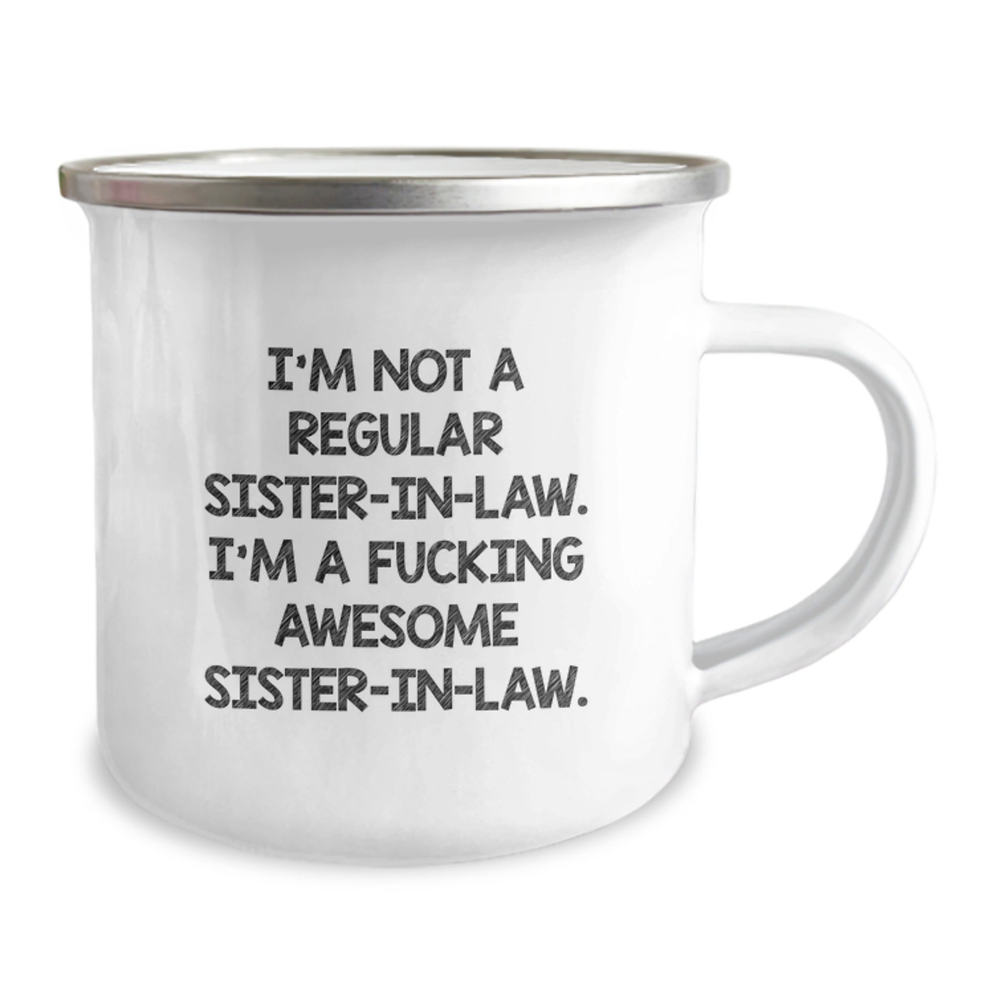 Funny Sister-in-law Gifts from Men, Women or Friends - Awesome Sister-in-law Christmas Unique Mug for Sister-in-law, Camping Enthusiasts or Adventurers - Image 2