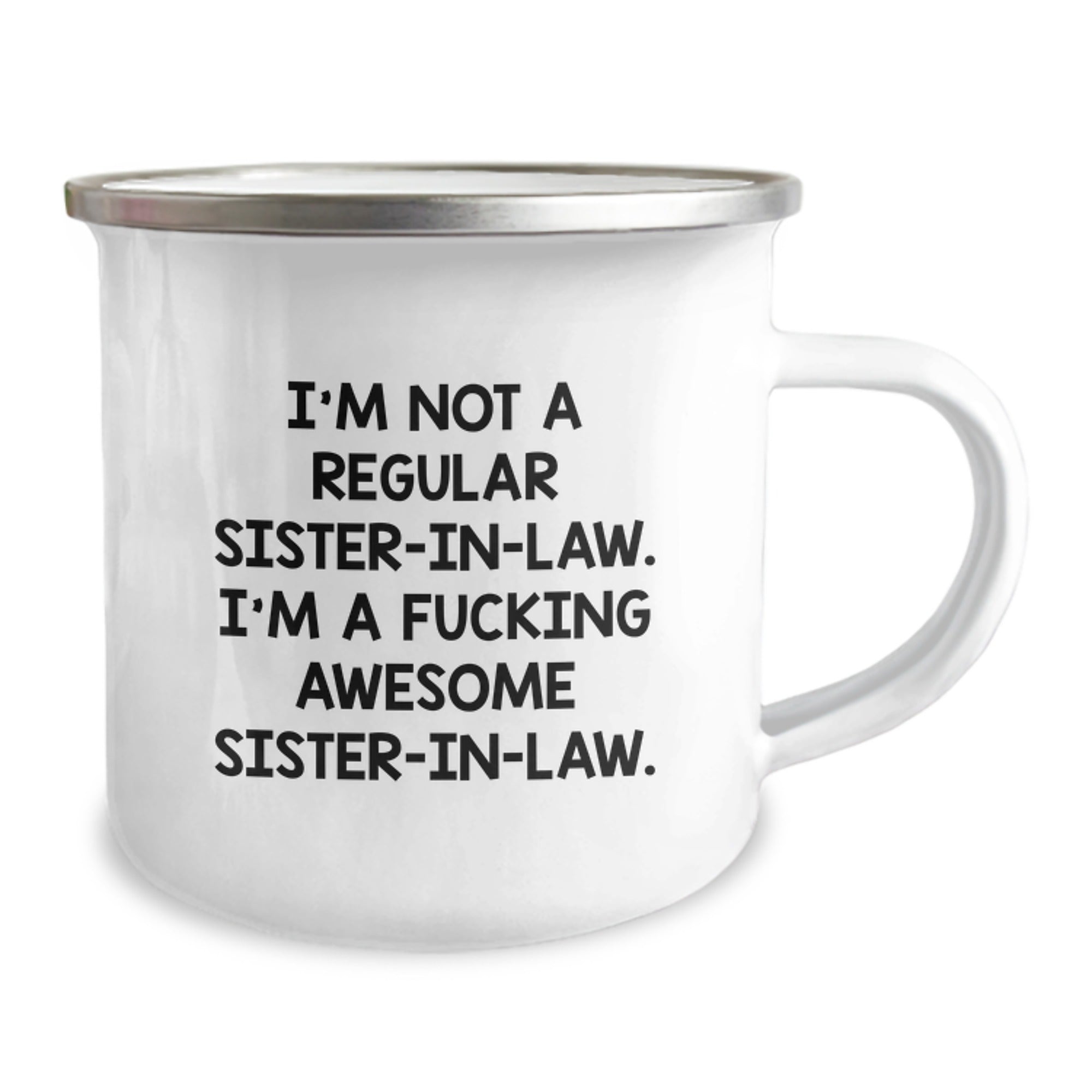 Funny Gifts from Men to Sister-in-law - Camping Mug - Christmas Unique Presents for Sister - Awesome Sister-in-law Coffee Mug - Image 2