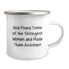 Funny Assistant Gifts for Men - God Found Some Of The Strongest Women And Made Them Assistant Christmas Unique Gifts from Family - Image 2