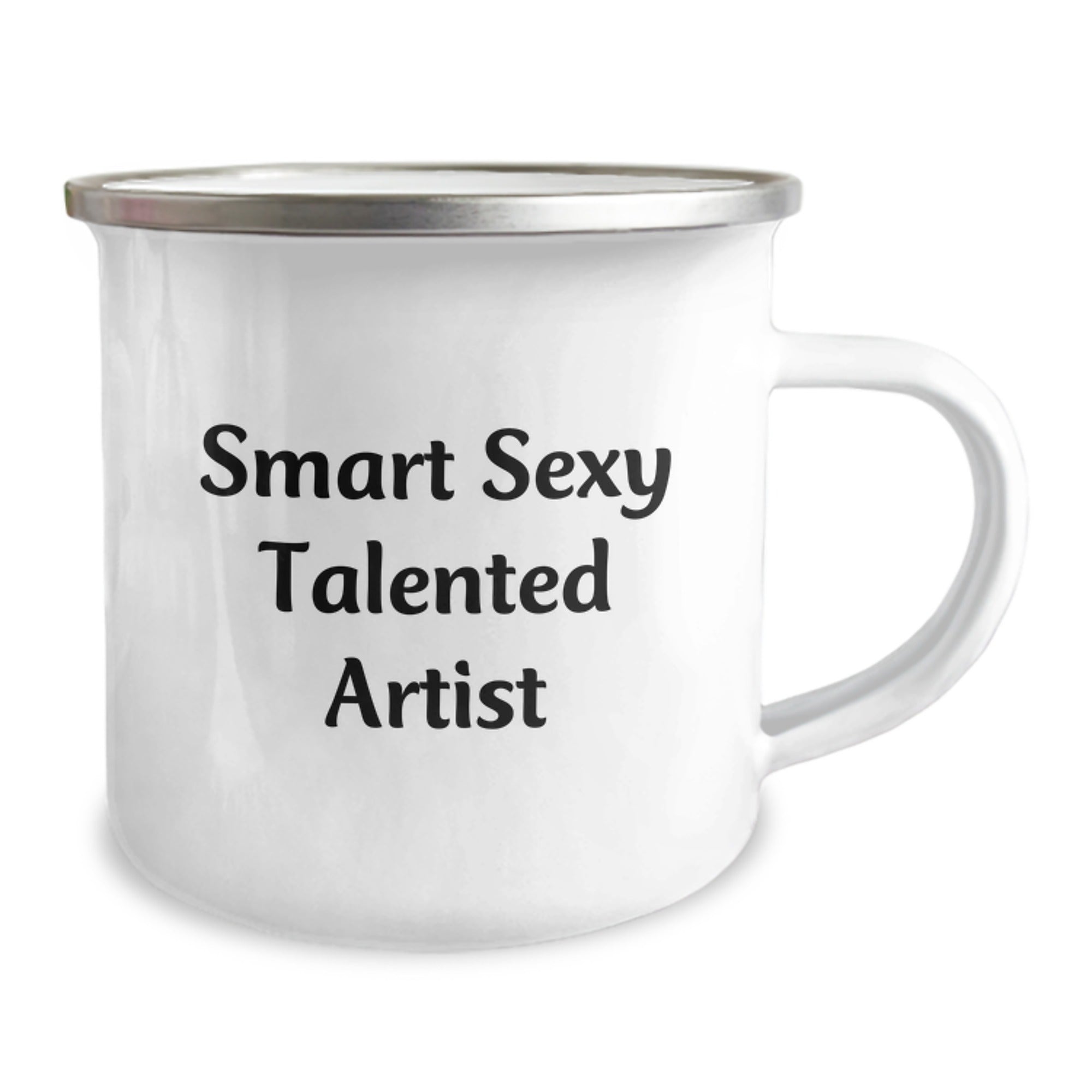 Funny Artist Gifts for Graduation, Smart Sexy Talented Artist Quote on Camping Mug, Gifts from Friends to Artist - Image 2