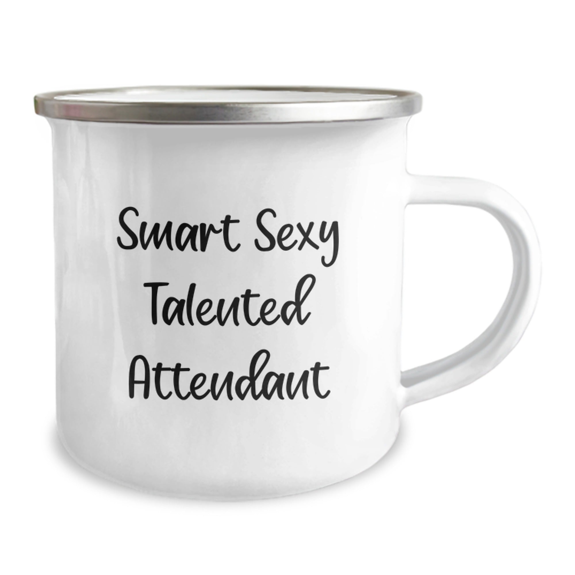 Smart Sexy Talented Attendant Graduation Gifts from Men - Funny Camping Mug for Attendant's Talents - Gifts for Attendant's Friends and Family - Image 2