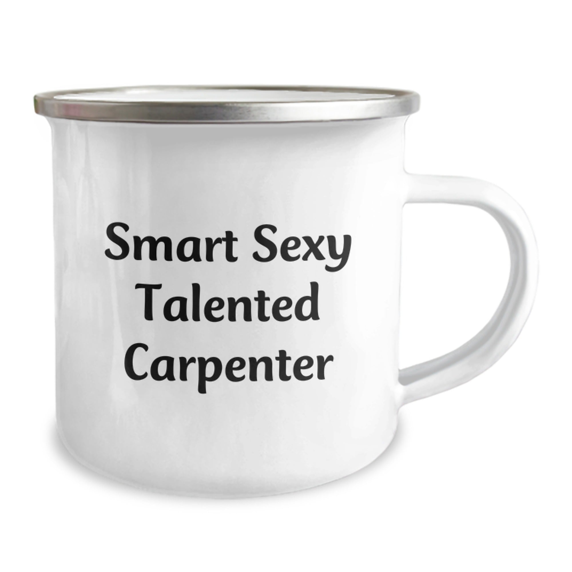 Funny Smart Sexy Talented Carpenter Graduation Gifts from Friends to Carpenter Men, Unique Camping Mug for Carpenter Lover - Image 2