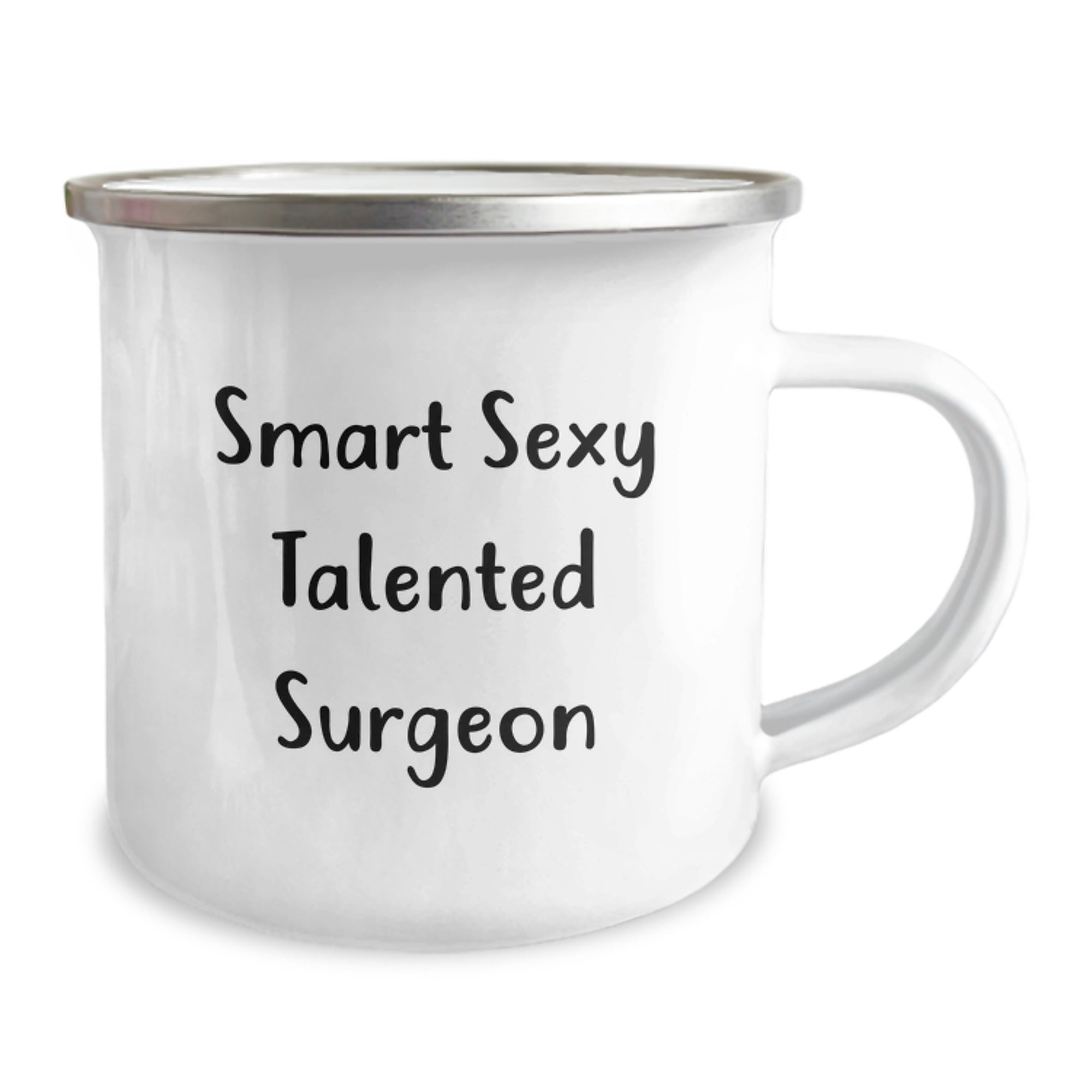 Smart Sexy Talented Surgeon Gifts from Friends to Surgeon Men Camping Mug, Unique Graduation Gifts for Surgeon - Image 2