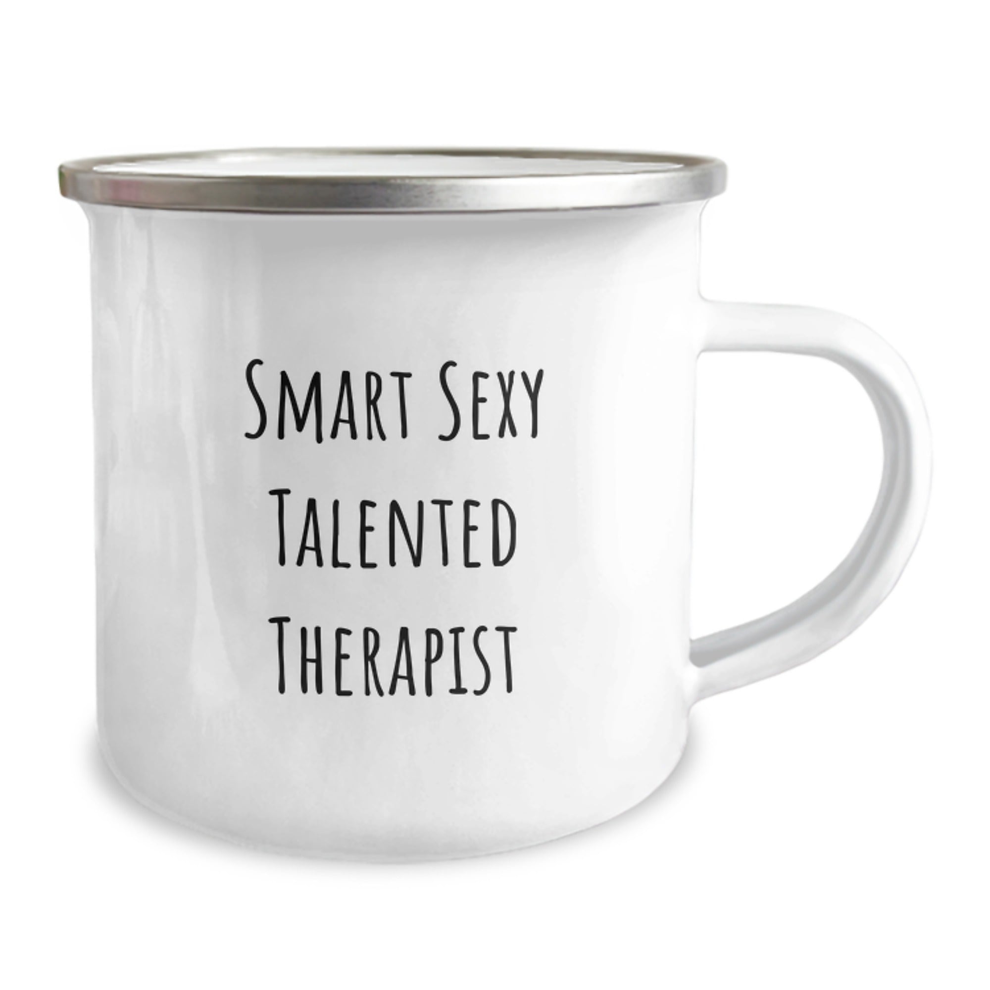 Funny Therapist Gifts, Smart Sexy Talented Therapist Quote, Camping Mug for Graduation, Gifts from Friends to Therapist, Unique Therapist Gifts - Image 2