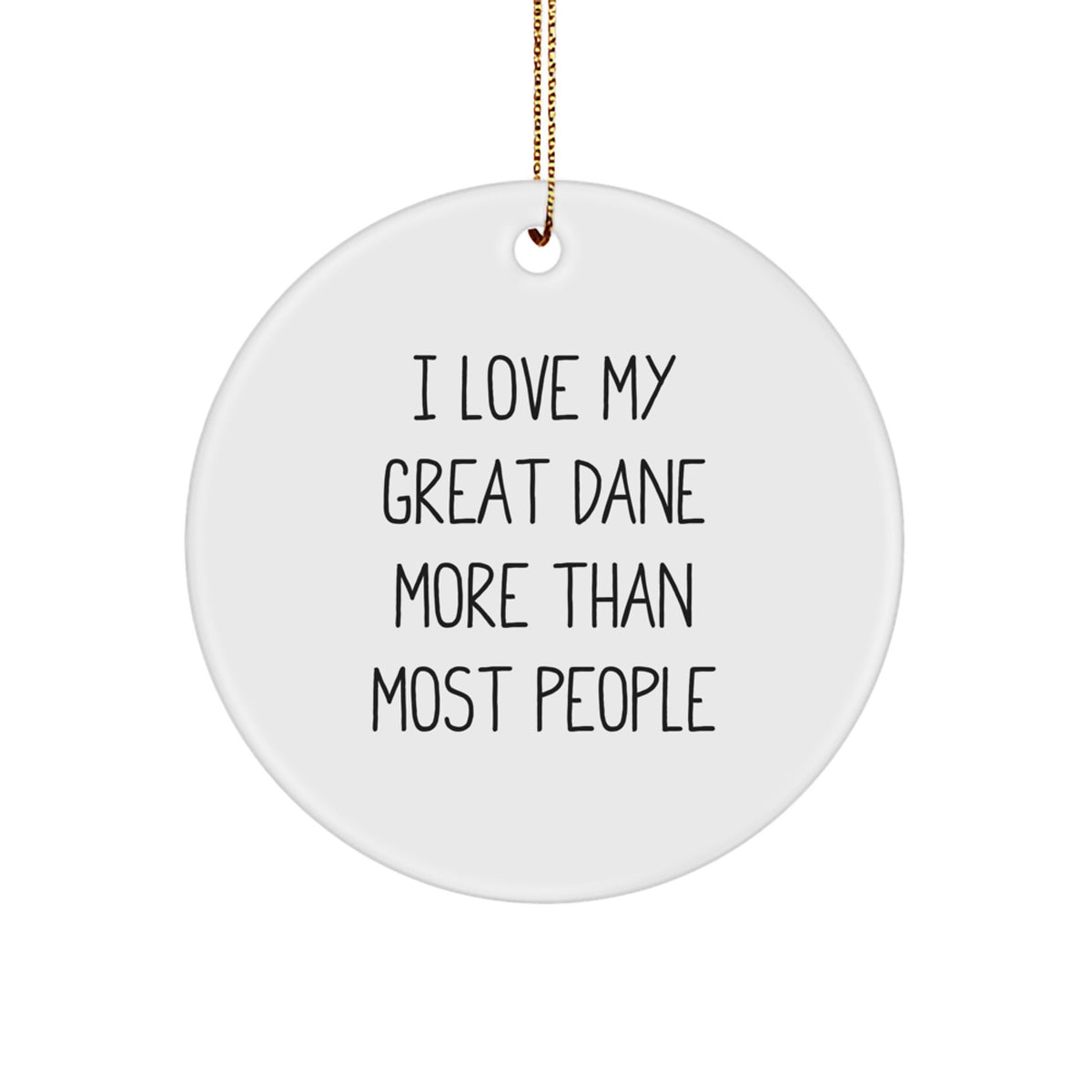 Funny Great Dane Dog Lover Christmas Unique Gifts for Great Dane Dog Owners Gifts from Family Friends - Image 1