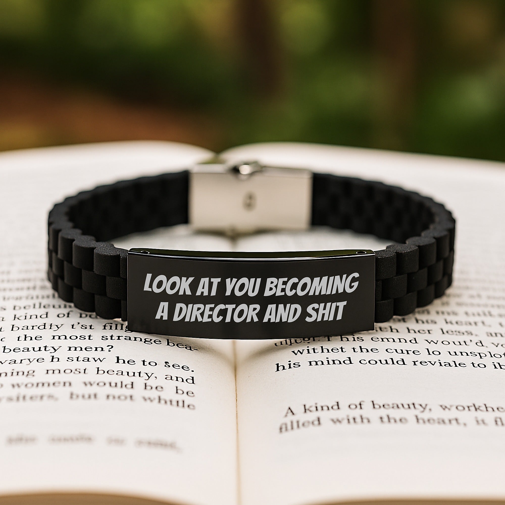 Funny Director Quotes Glide lock Clasp Bracelet Gifts from Friends to Director for Christmas Unique Gifts - Image 2