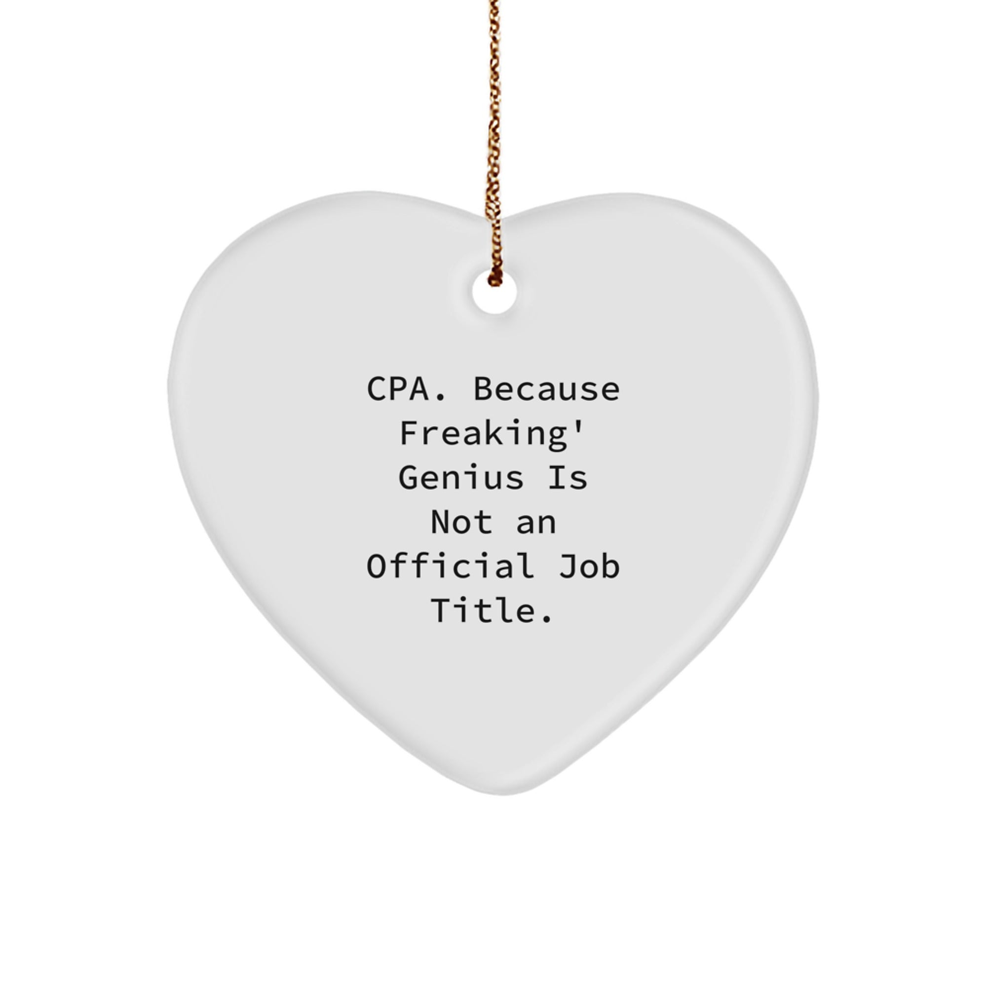 Funny Heart Ornaments Gifts from Men to Friends and Family for Christmas - Image 1