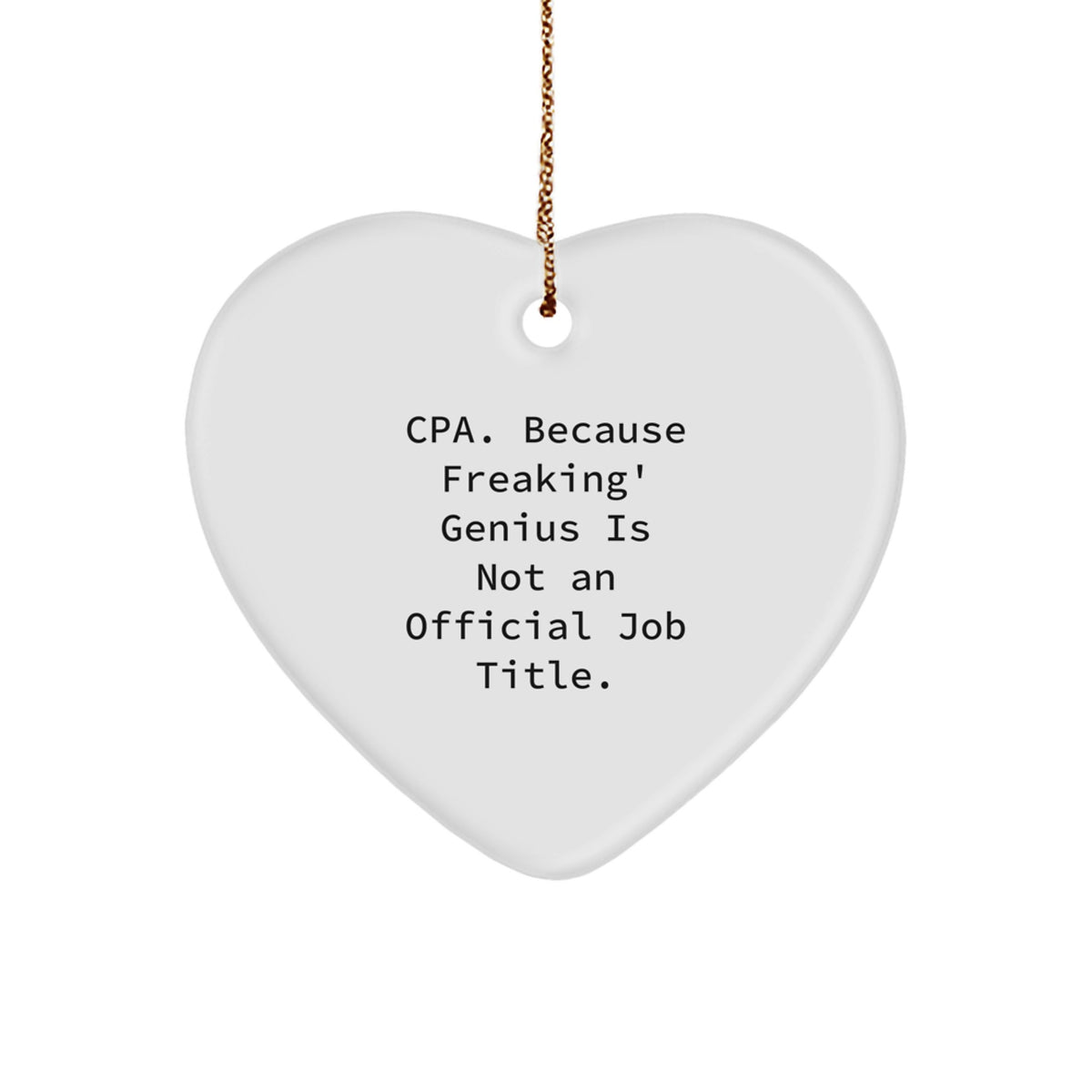 Funny Heart Ornaments Gifts from Men to Friends and Family for Christmas - Image 1
