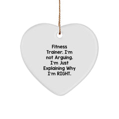 Fitness Trainer Funny Gift, Gifts from Friends for Fitness Trainer, Christmas Unique Gifts for Fitness Trainer - Image 1