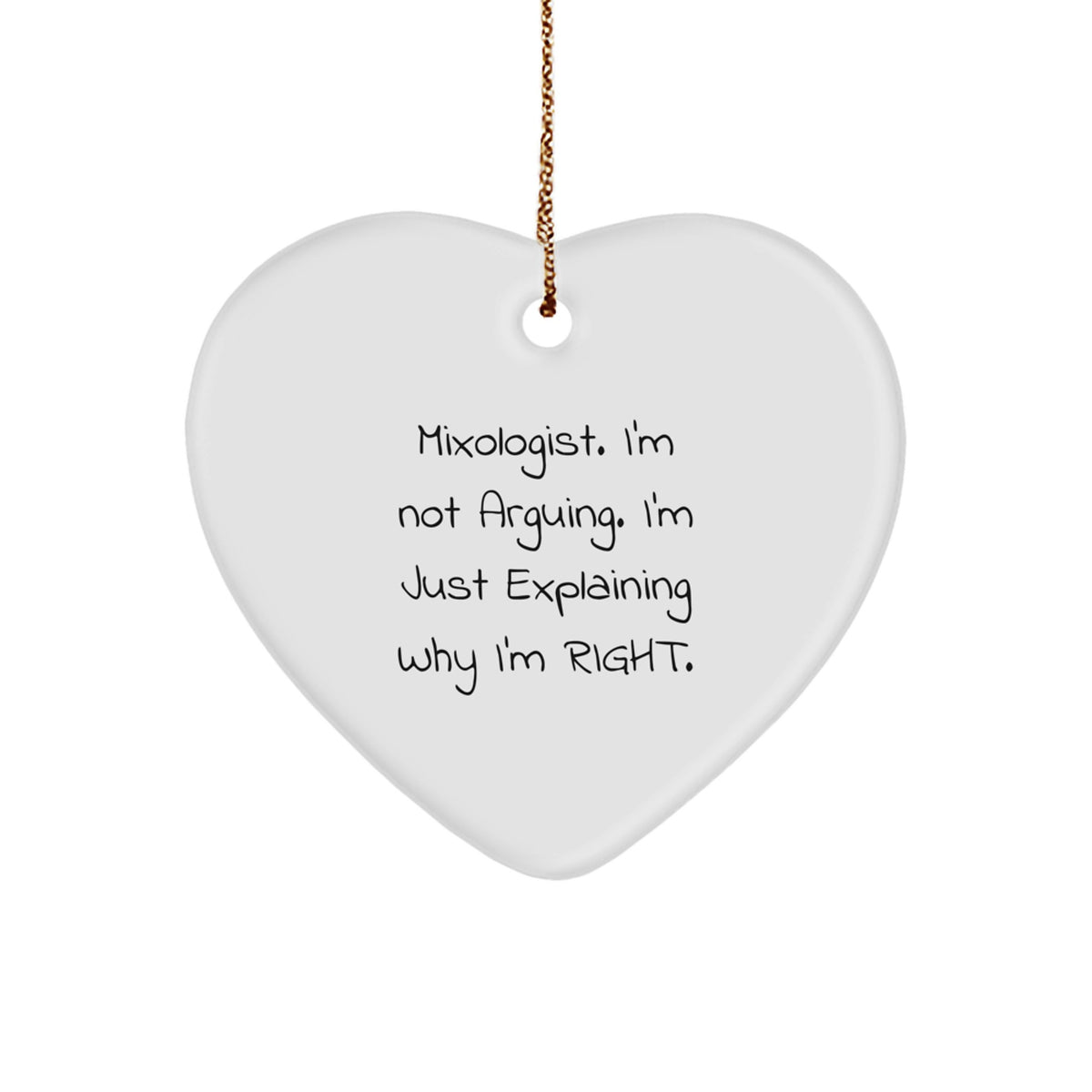 Funny Mixologist Gifts from Friends for Men Women Coworkers Christmas Unique Ornaments - Image 1