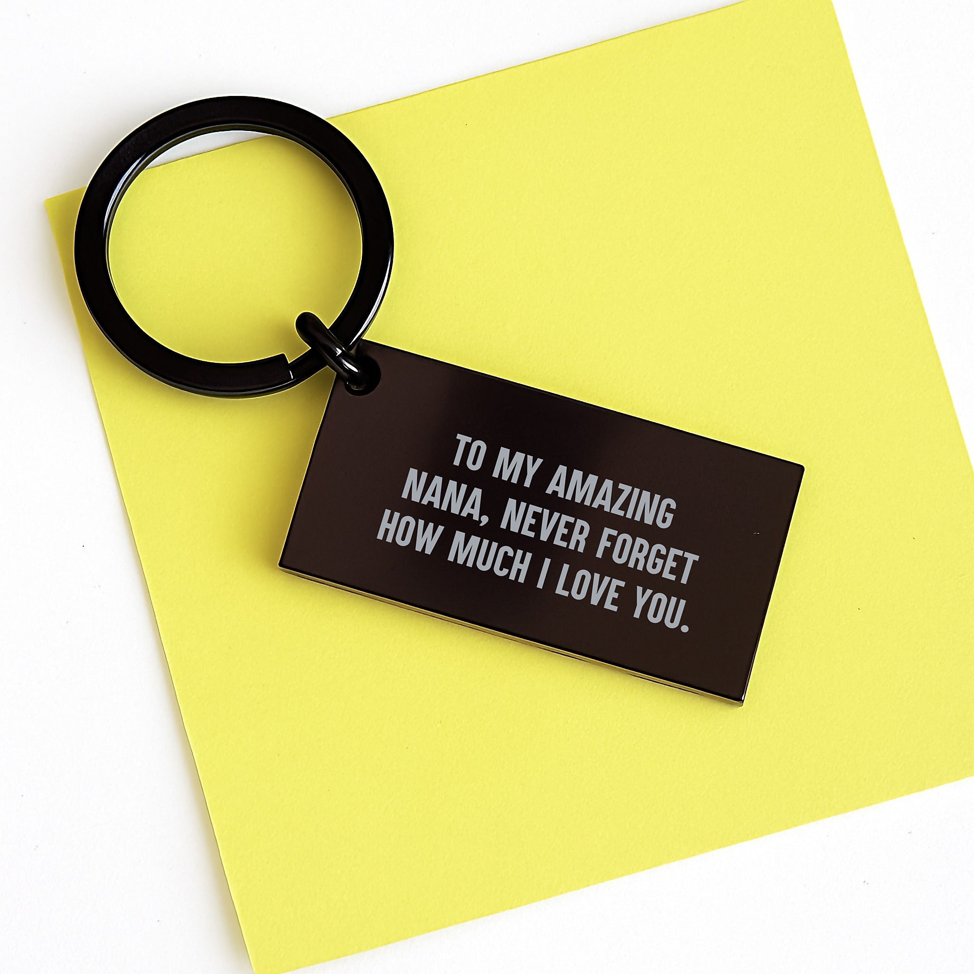 Nana Gifts from Family, To My Amazing Nana, Never Forget How Much I Love You. Keychain Birthday Idea - Image 3