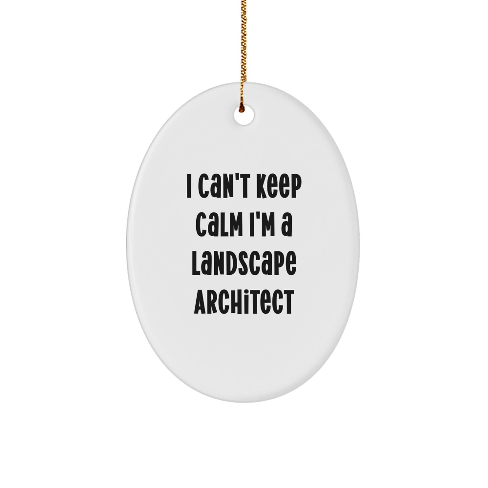 Funny Landscape Architect Gifts I Cant Keep Calm I'm A Landscape Architect Christmas Unique Gifts for Landscape Architect Friends Women - Image 1