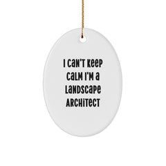 Funny Landscape Architect Gifts I Cant Keep Calm I'm A Landscape Architect Christmas Unique Gifts for Landscape Architect Friends Women - Image 1