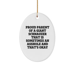 Funny Giant Schnauzer Dog Lover Gifts from Family, Friends, or Coworkers for Christmas Unique Gifts - Image 1