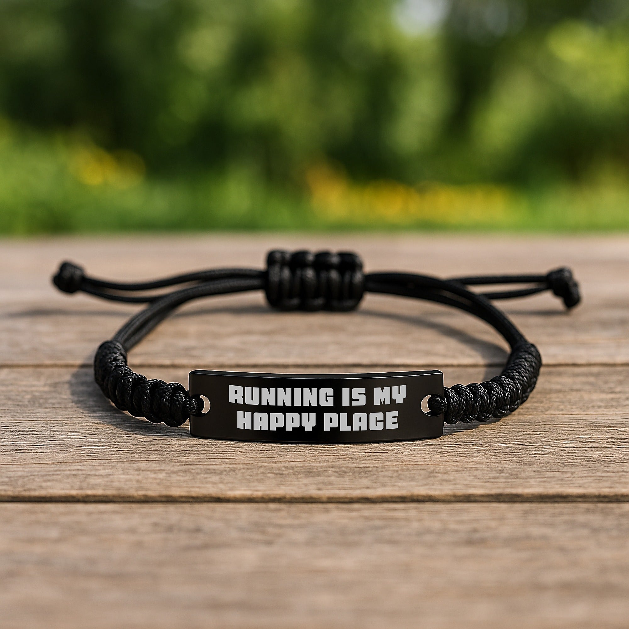 Funny Running Quotes Rope Bracelet Gifts from Men for Running Lovers at Christmas Unique Gifts - Image 2