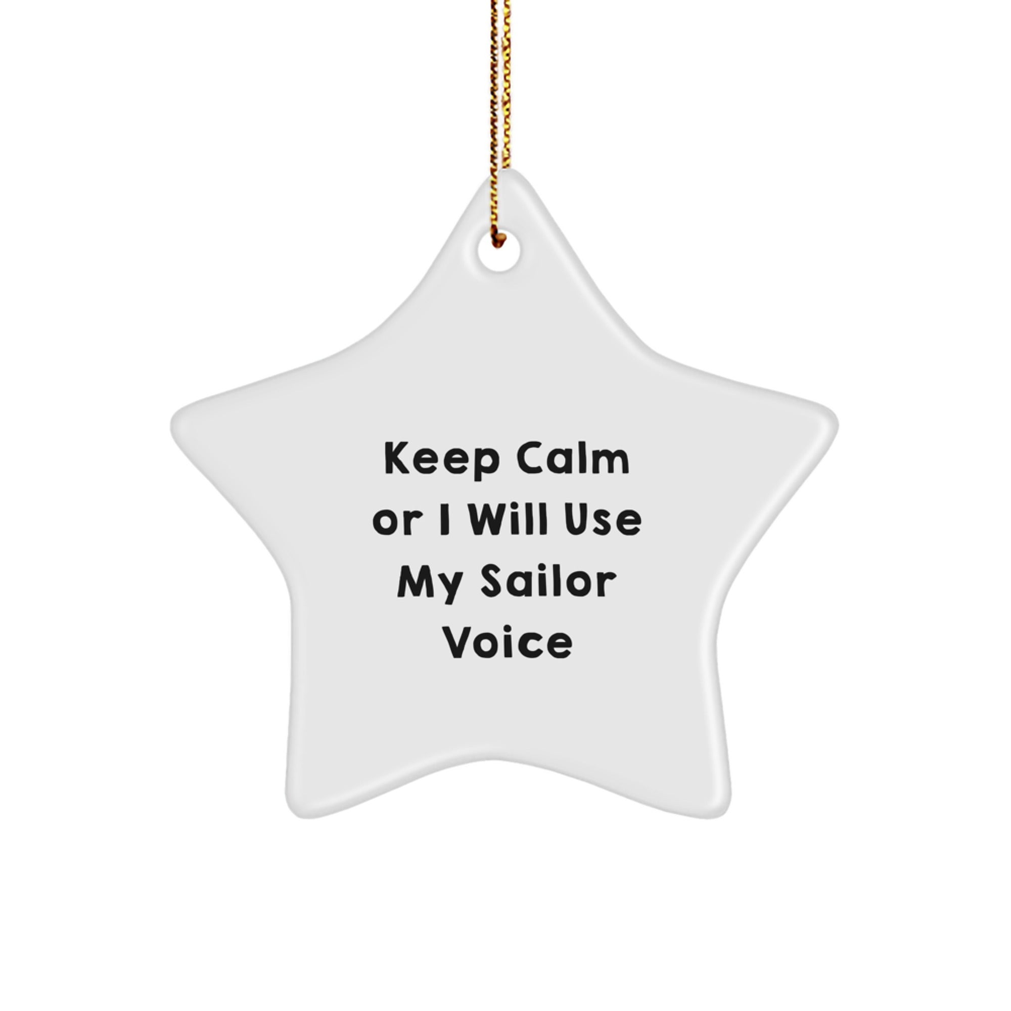 Sailor Star Ornament Funny Gift for Sailor Men Christmas Unique Gifts from Friends - Image 1