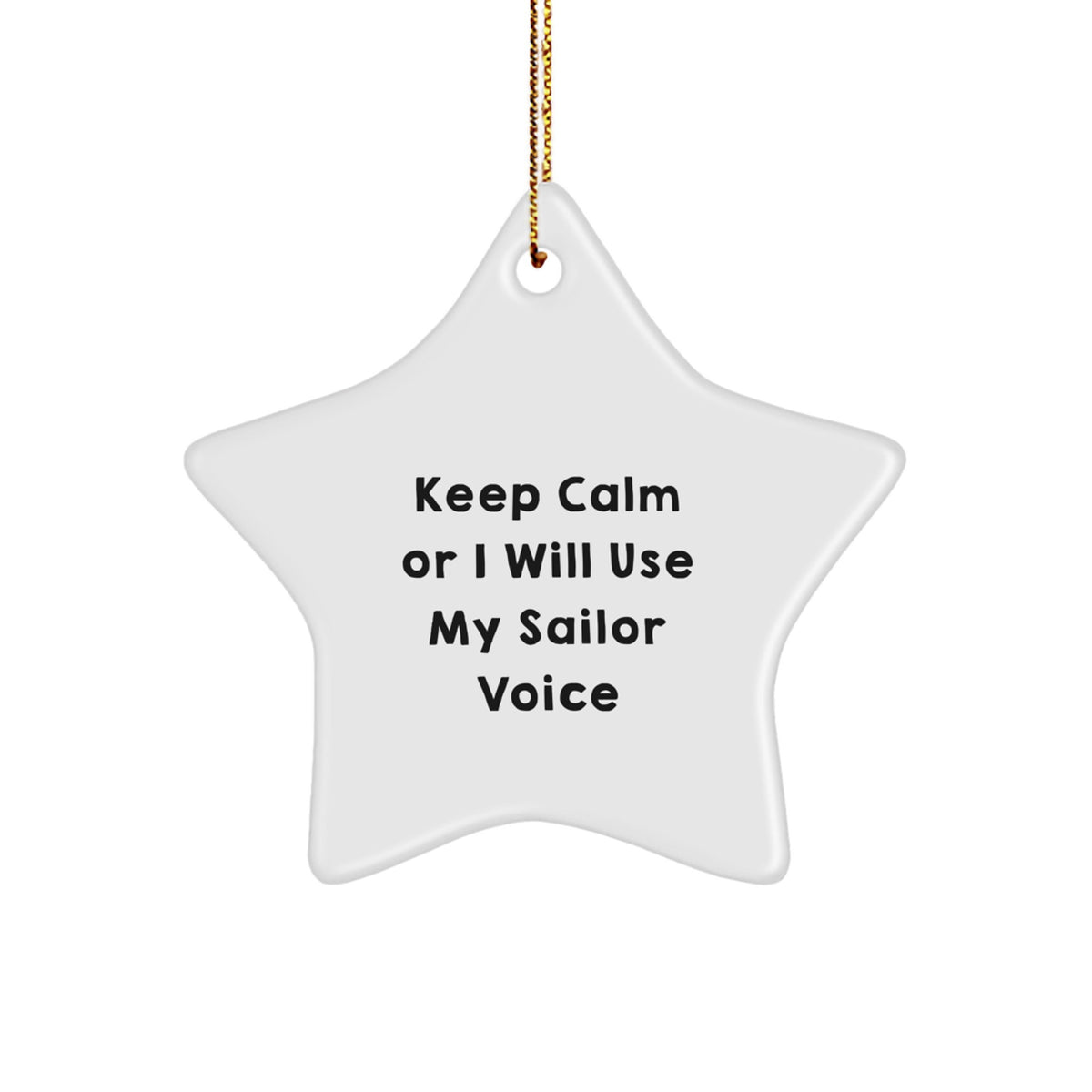 Sailor Star Ornament Funny Gift for Sailor Men Christmas Unique Gifts from Friends - Image 1