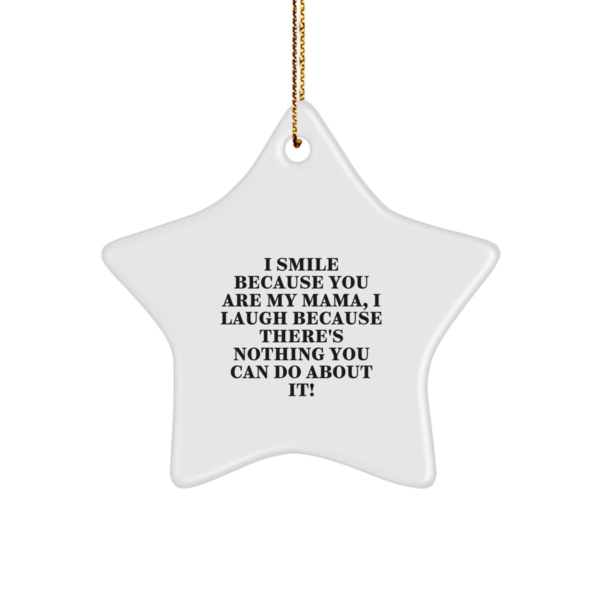 Funny Mama Star Ornament Gifts from Family and Friends for Mama - Christmas Unique Gifts - Image 1