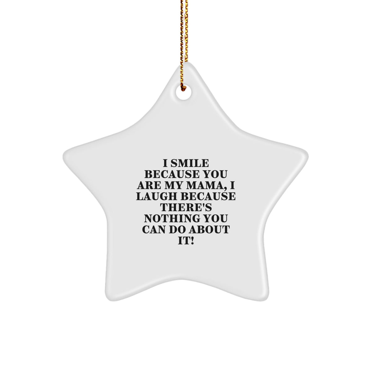 Funny Mama Star Ornament Gifts from Family and Friends for Mama - Christmas Unique Gifts - Image 1
