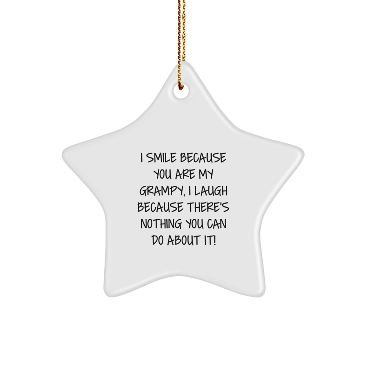 Funny Grampy Star Ornament Gifts from Family Members for Grampy's Christmas Unique Gifts - Image 1