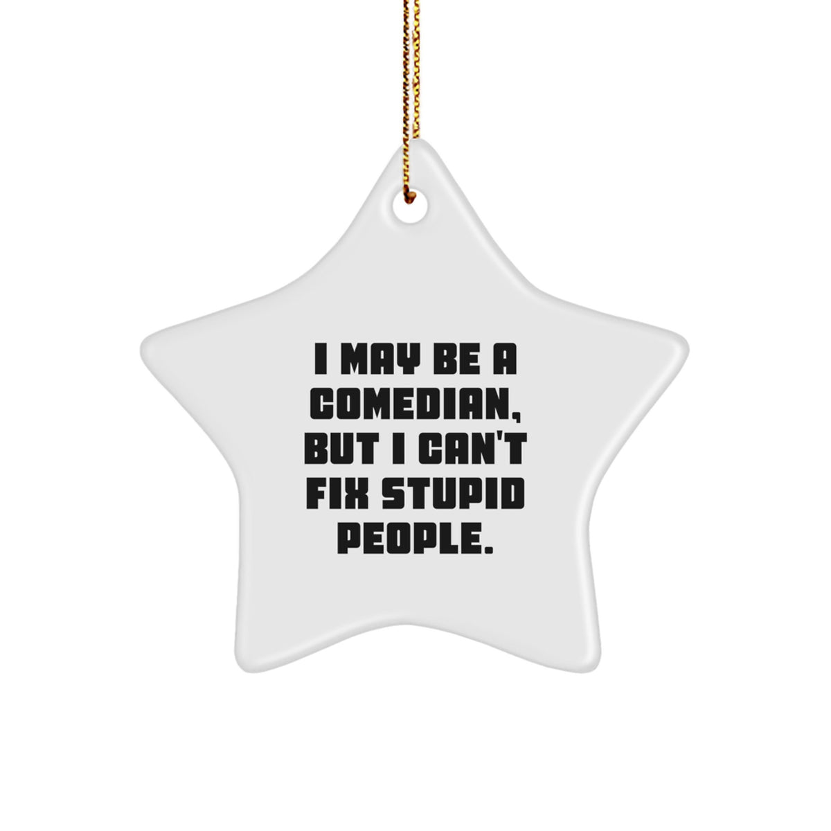 Funny Comedian Star Ornament Gifts from Friends and Family - Christmas Unique Decorations for Home - Image 1