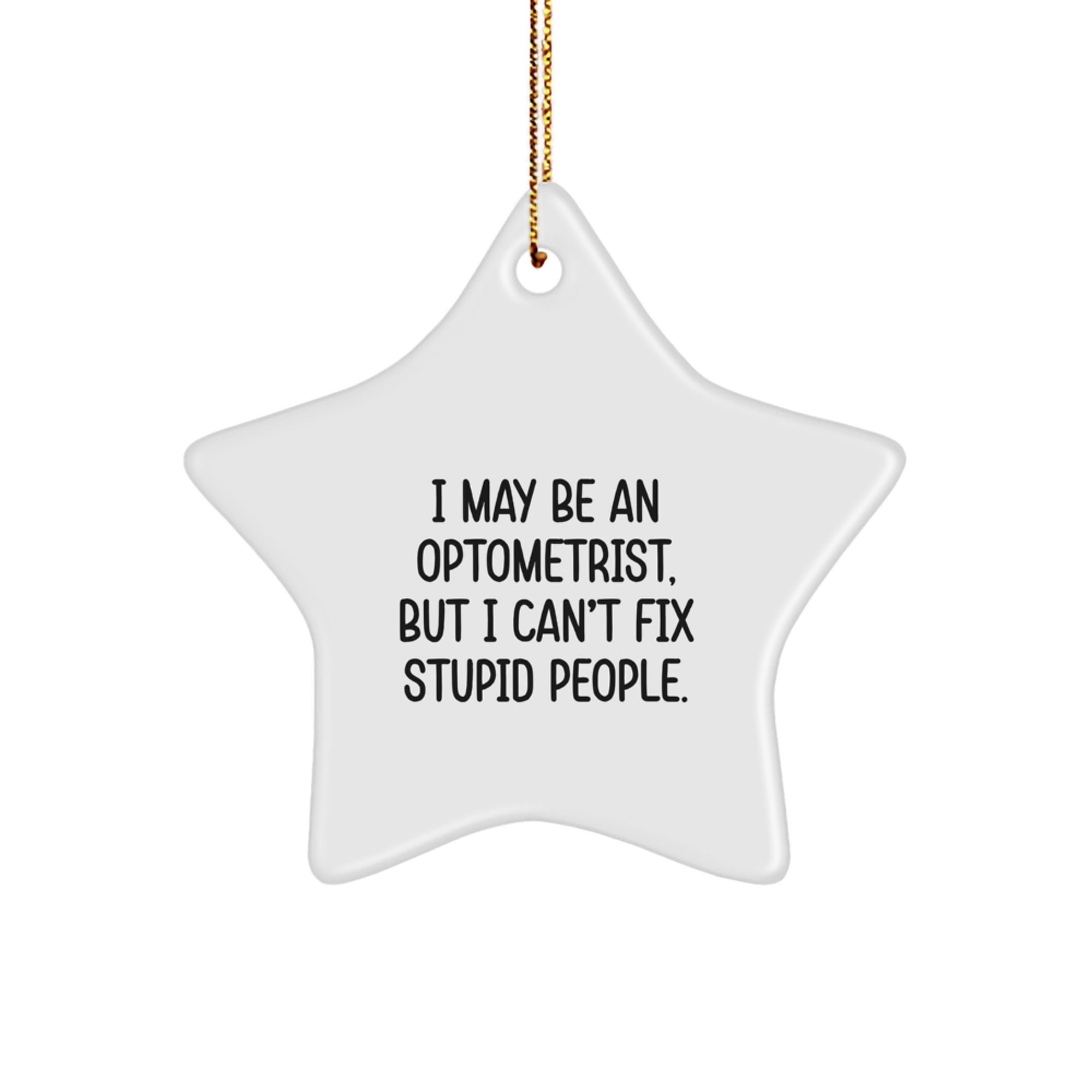Funny Optometrist Gifts from Friends for a Star Ornament Lover - Christmas Unique Present Idea - Image 1