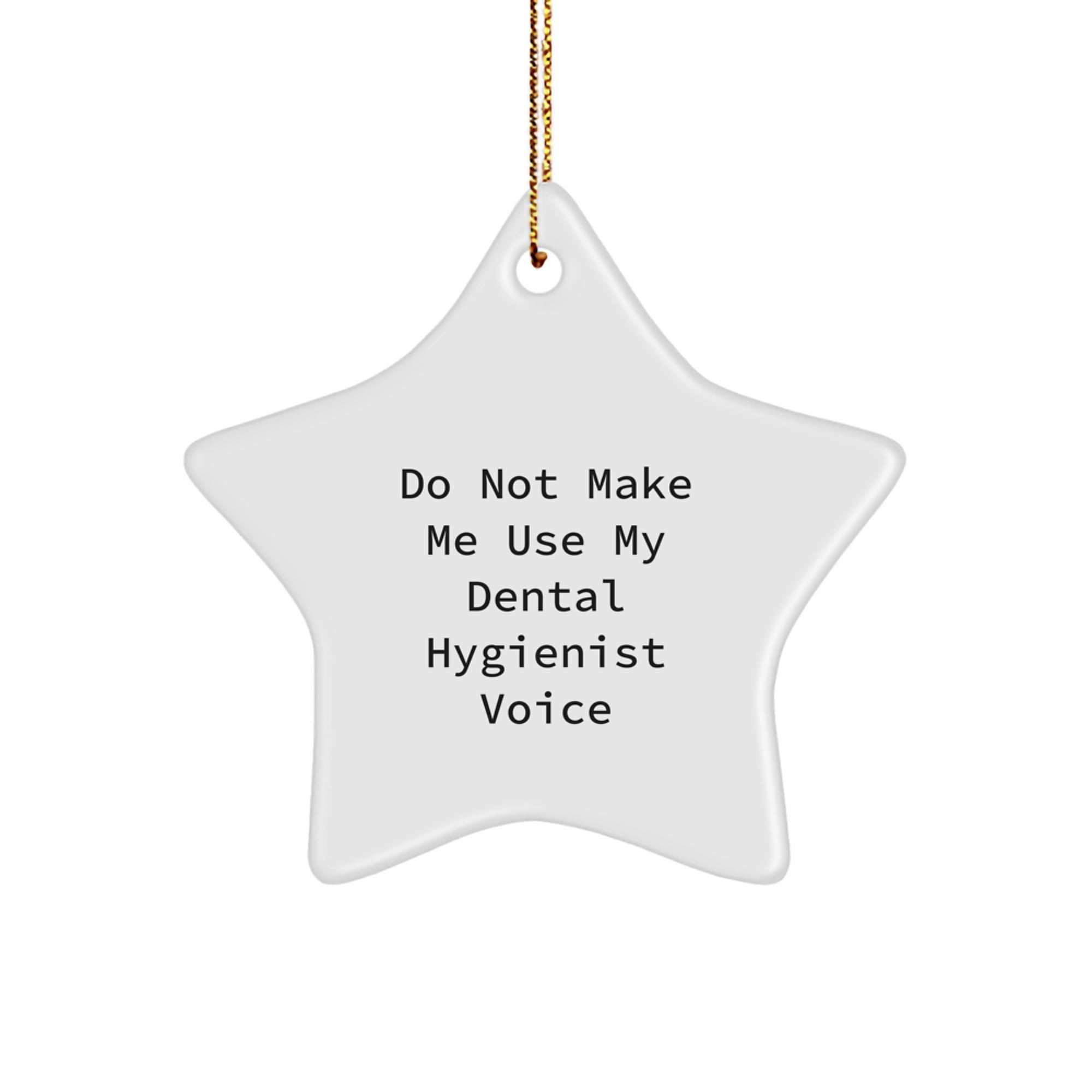 Funny Dental Hygienist Star Ornament Gifts from Friends, Family, Coworkers to Dental Hygienist Men, Women, Coworkers, Family, Friends for Christmas Unique Gifts - Image 1