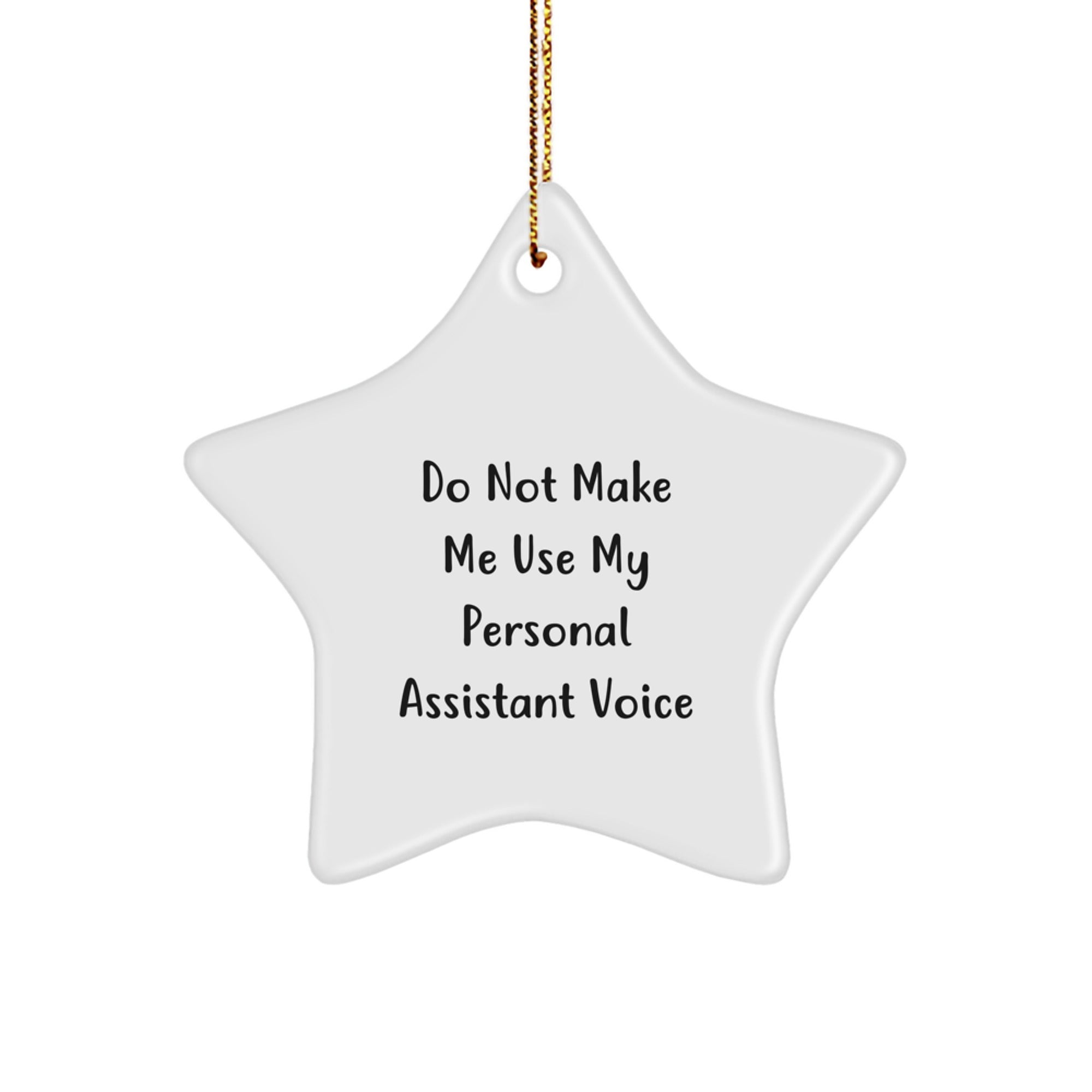Funny Personal Assistant Gifts from Men Christmas Unique Star Ornament for Women Coworkers - Image 1