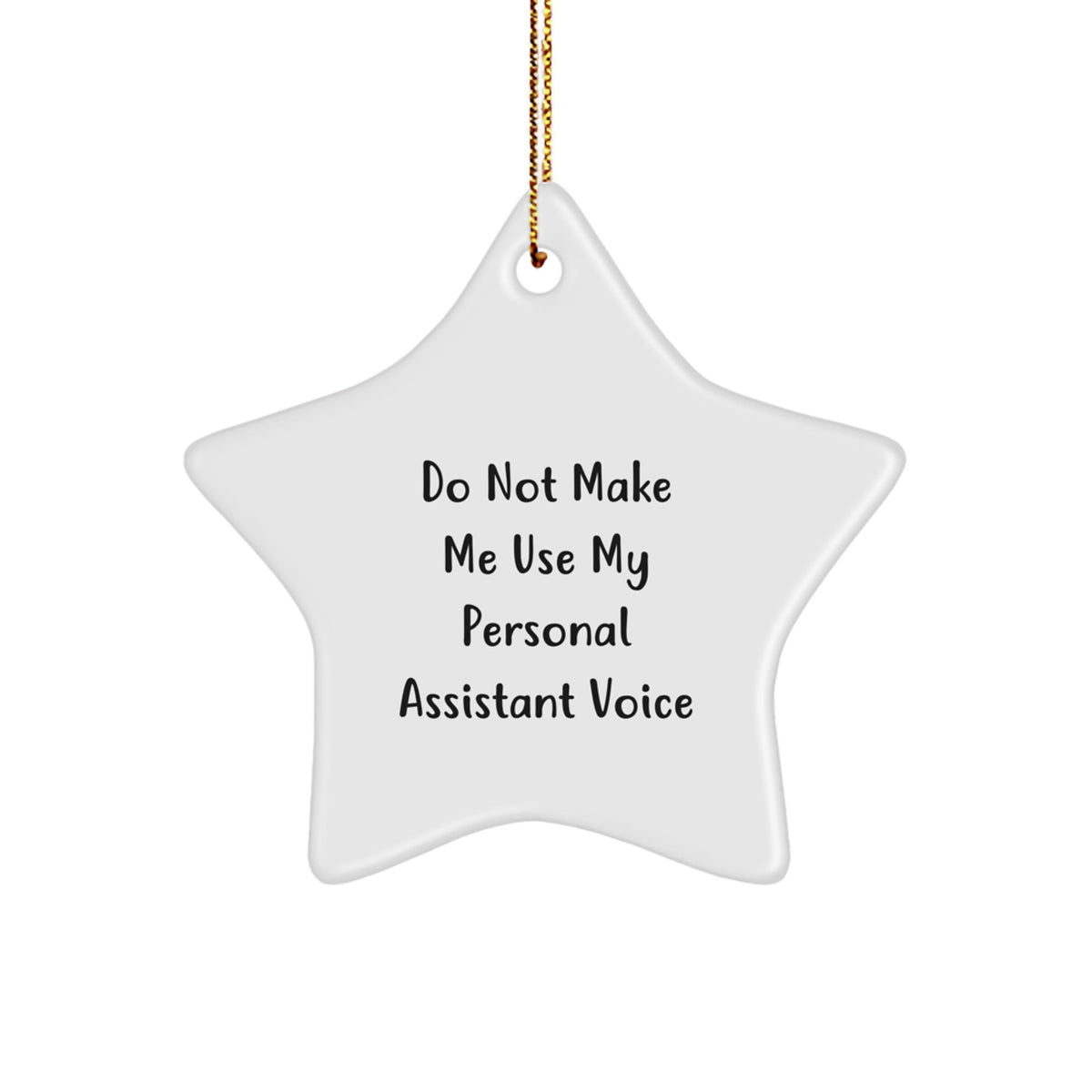 Funny Personal Assistant Gifts from Men Christmas Unique Star Ornament for Women Coworkers - Image 1