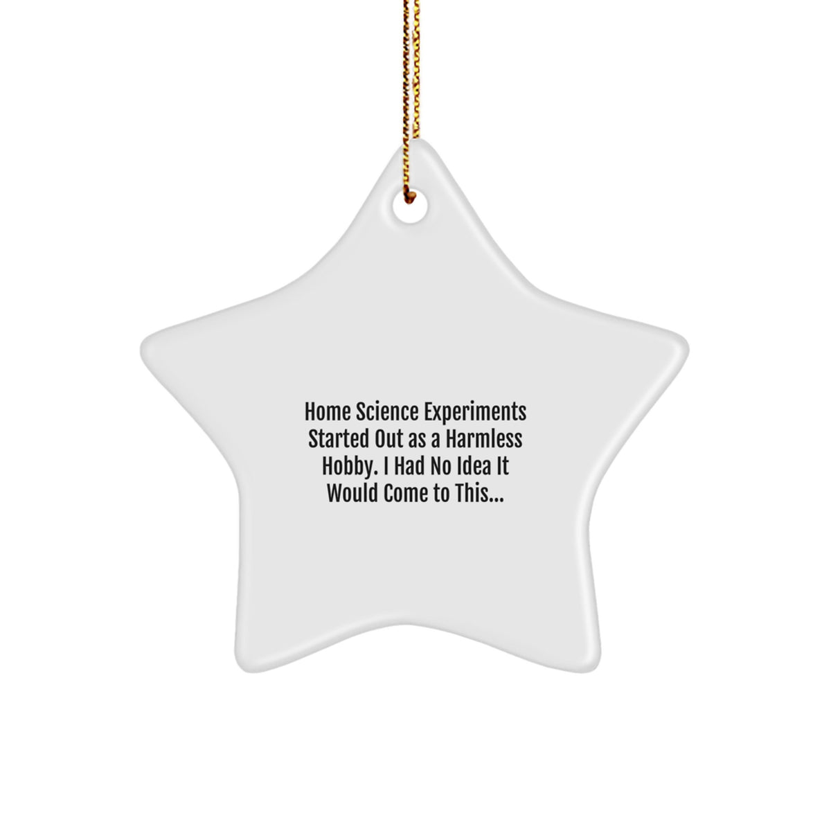 Home Science Experiments Fun Star Ornament Gifts from Family and Friends for Christmas - Image 1